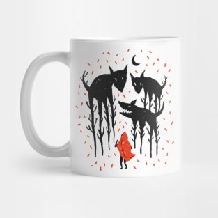 RED RIDING HOOD ILLUSTRATION Mug